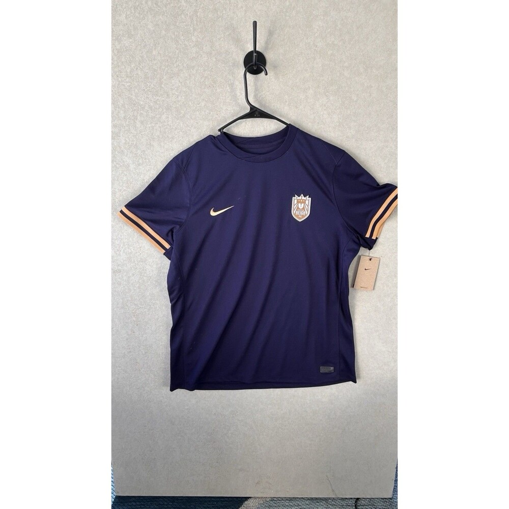 Nike  Blue Seattle Reign Soccer Tee Youth XL Dri Fit #291